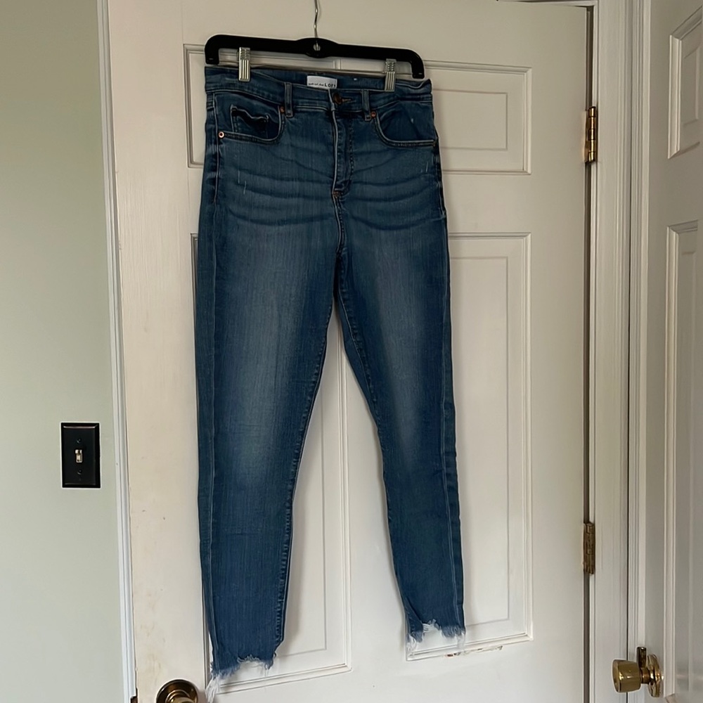 LOFT cropped jeans